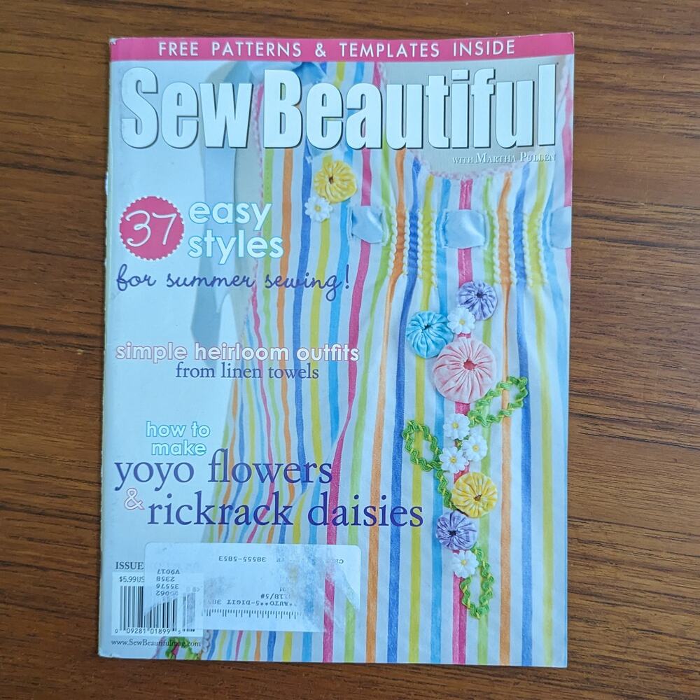 Sew Beautiful Martha Pullen Magazine Issue 125, 2009